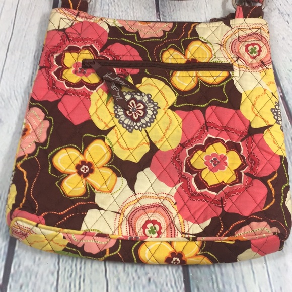 Vera Bradley Bright Multi Colored Shoulder Purse - Picture 2 of 7